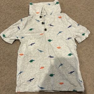 4T Boy Old Navy Dinosaur Pattern Polo shirt
